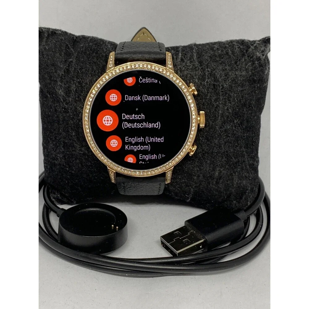 Fossil Gen 4 Authentic Digital Dial Smart Watch Custom Band FTW6015 LT293